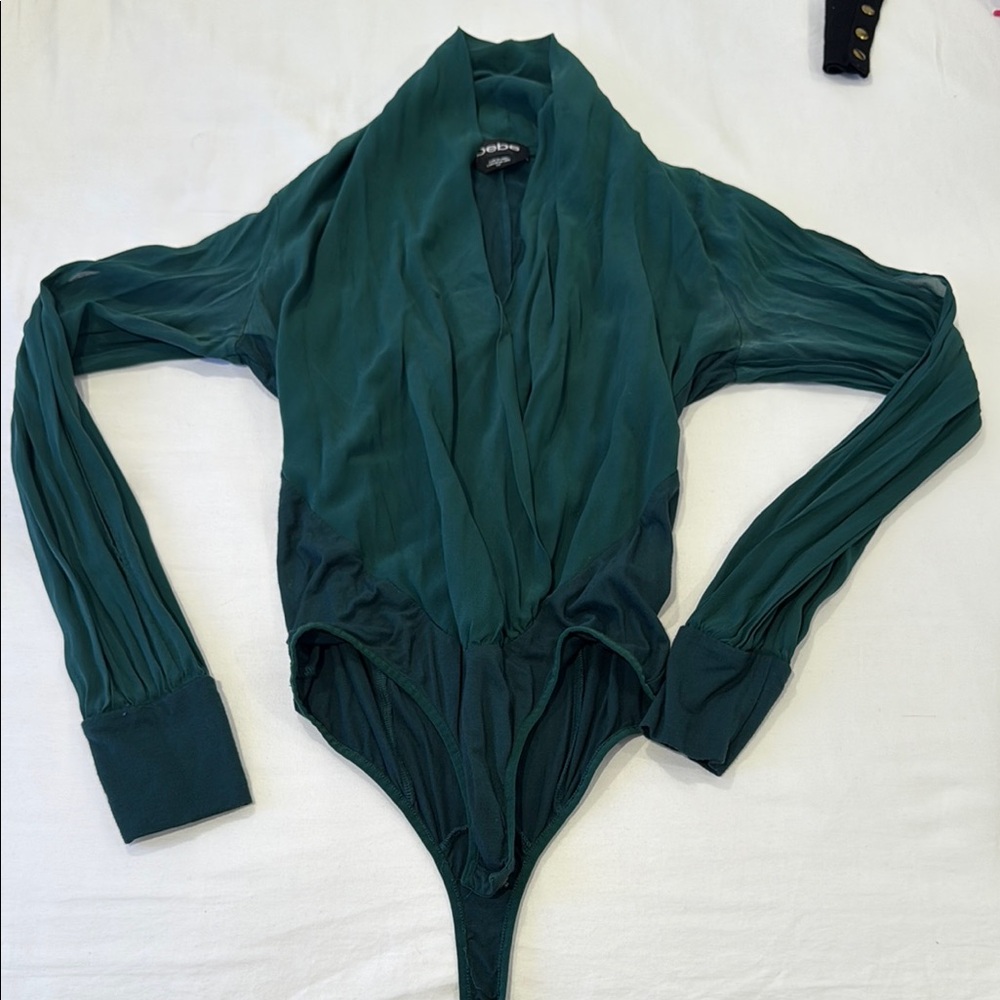 Bebe Green Bodysuit for Women